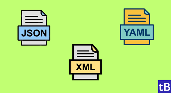 JSON XML YAML Comparison image